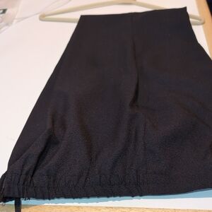 Black Polyester Pants